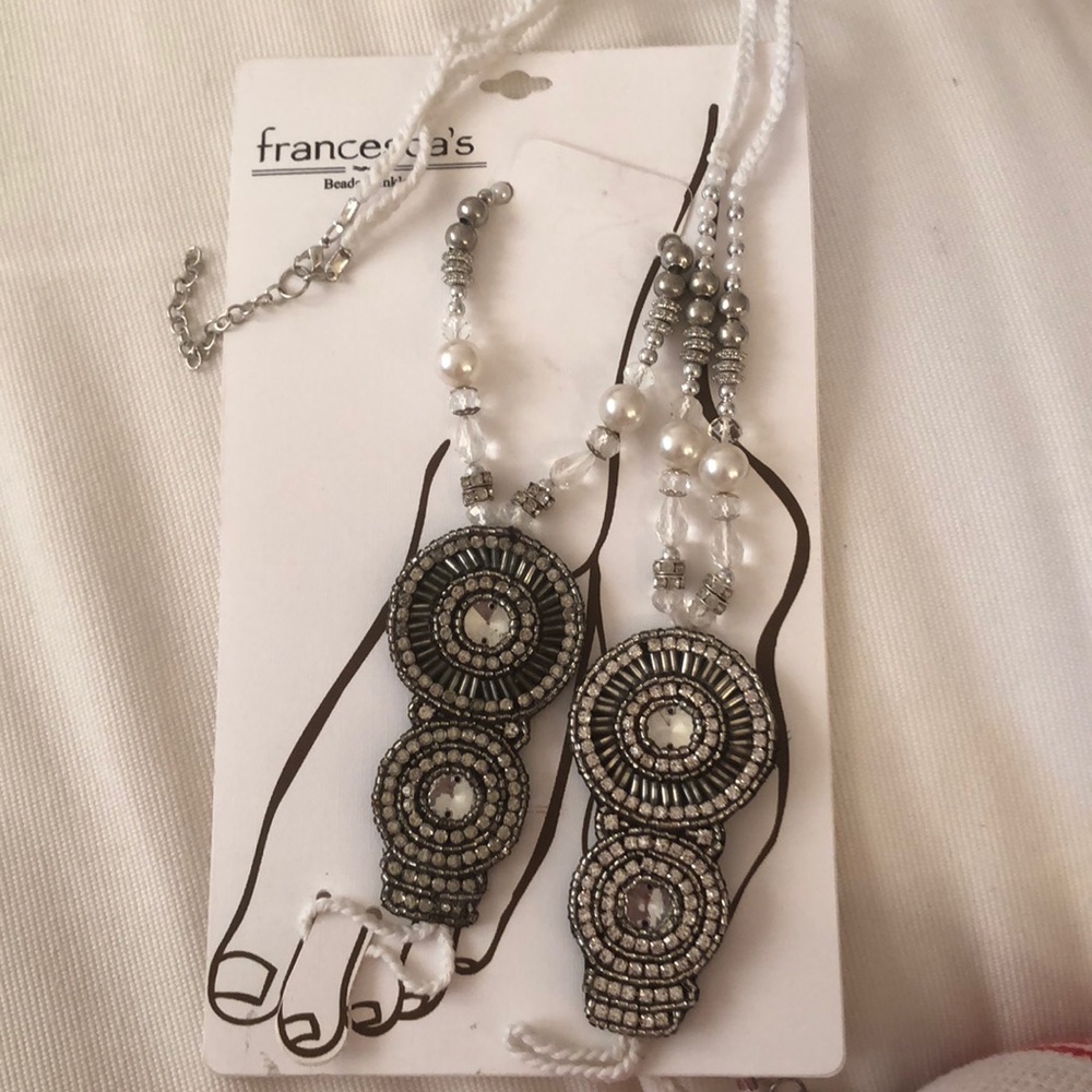 Francescas beaded anklet